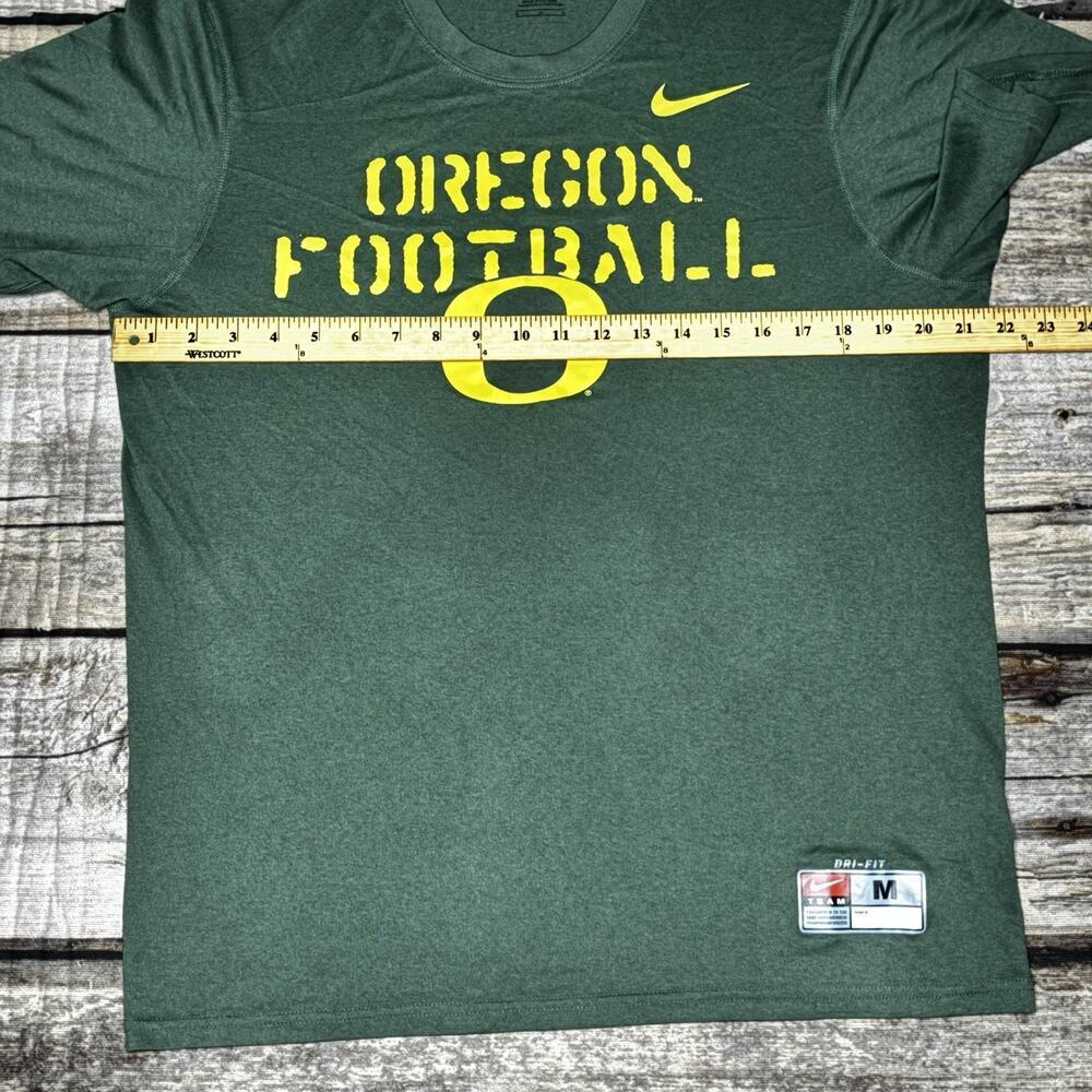 Nike Men's Dri-Fit Oregon Ducks Football T-Shirt Logo Size Medium Green - Picture 6 of 8